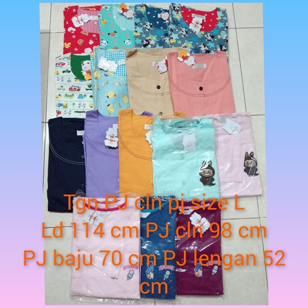 NiQta All motif Tgn panjang celana panjang Size L