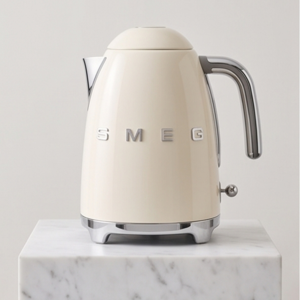 SMEG Kettler KLF03 1.7L Kettle Cream