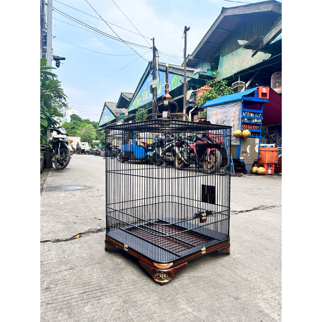 SANGKAR KANDANG OVAL CMS SONOKELING RUJI FIBER