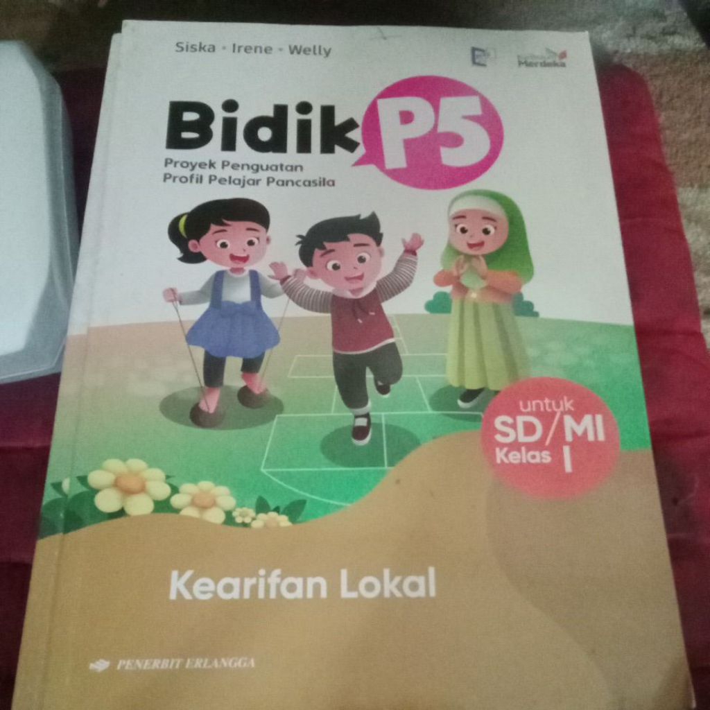 buku Bidik P5 kearifan lokal kelas 1 SD