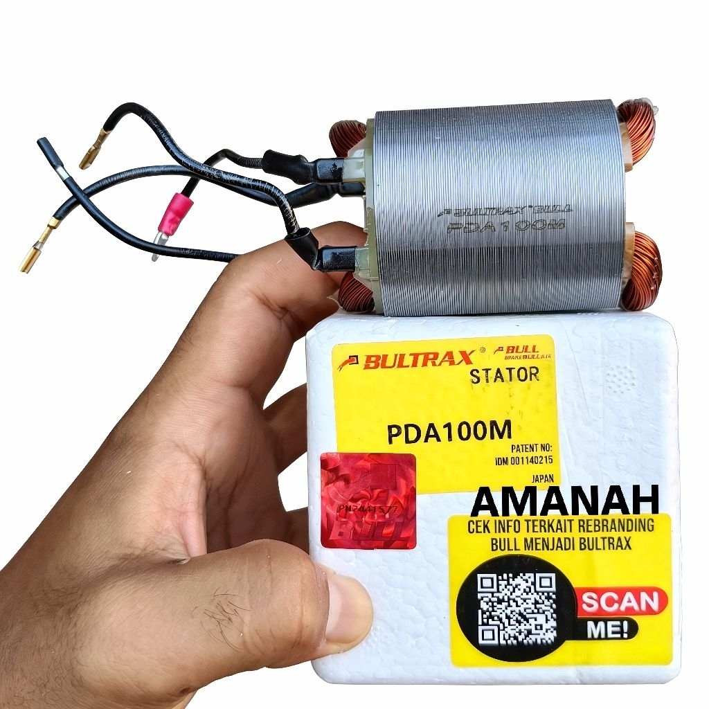 Bull stator spull PDA100M untuk mesin gerinda hitachi 4 inch