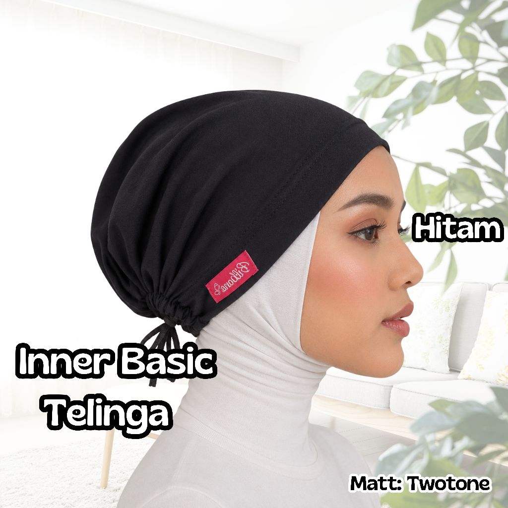 Ciput Kaos Rayon Premium inner basic telinga Adem Nyaman