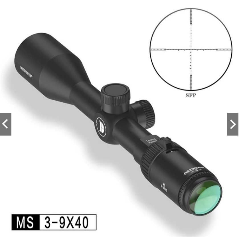 (READY STOCK) TELESKOP DISCOVERY MS 3-9x40 MOUNTING DOUBLE BAUT
