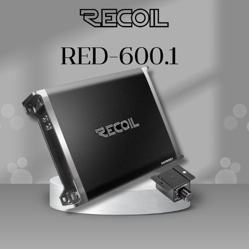 Power Amplifier Audio Mobil - Recoil RED-600.1 - Class D Mono Amplifier -Amplifier Mobil - Plug N Pl