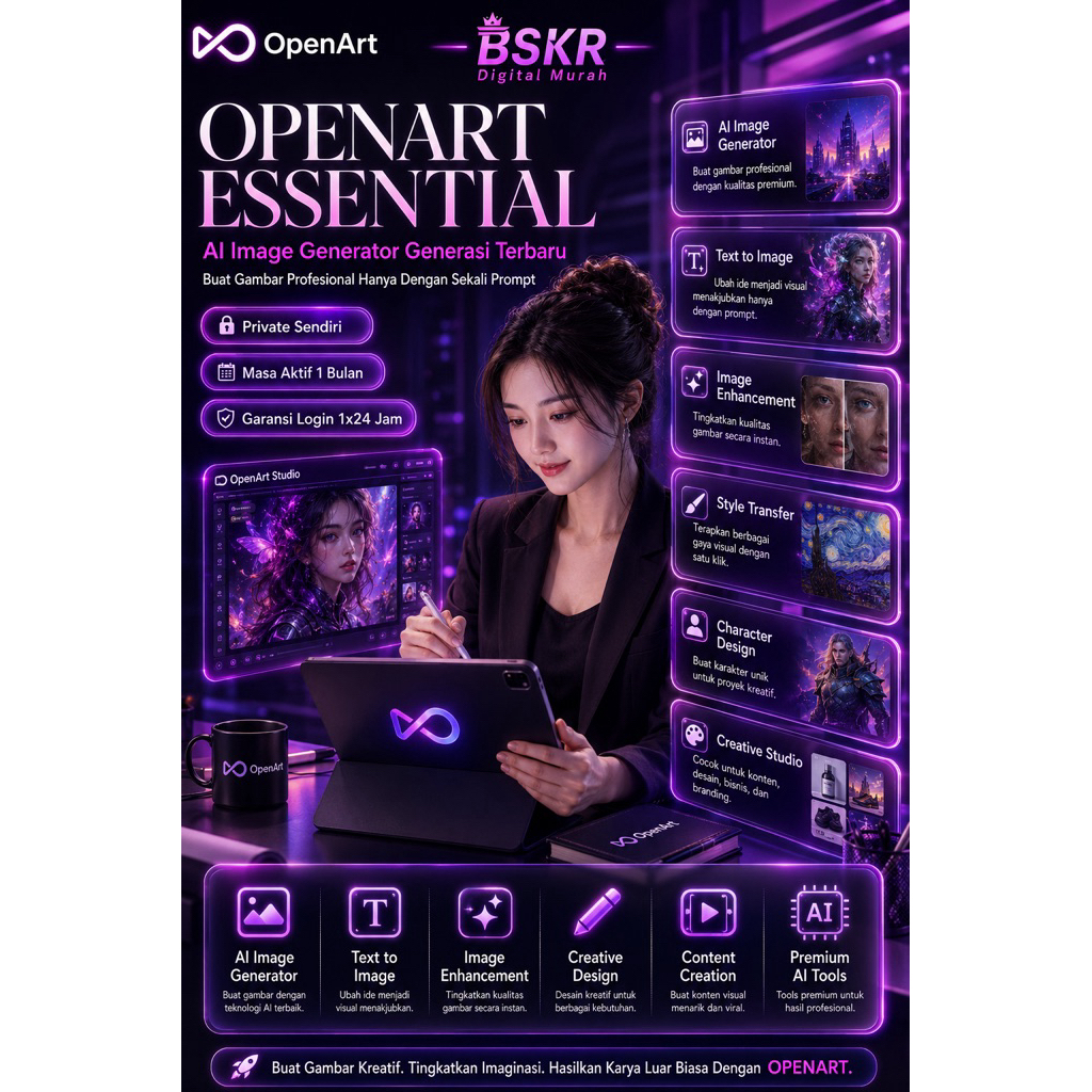 Layanan OpenArt Essential - Termurah dan Terbaik