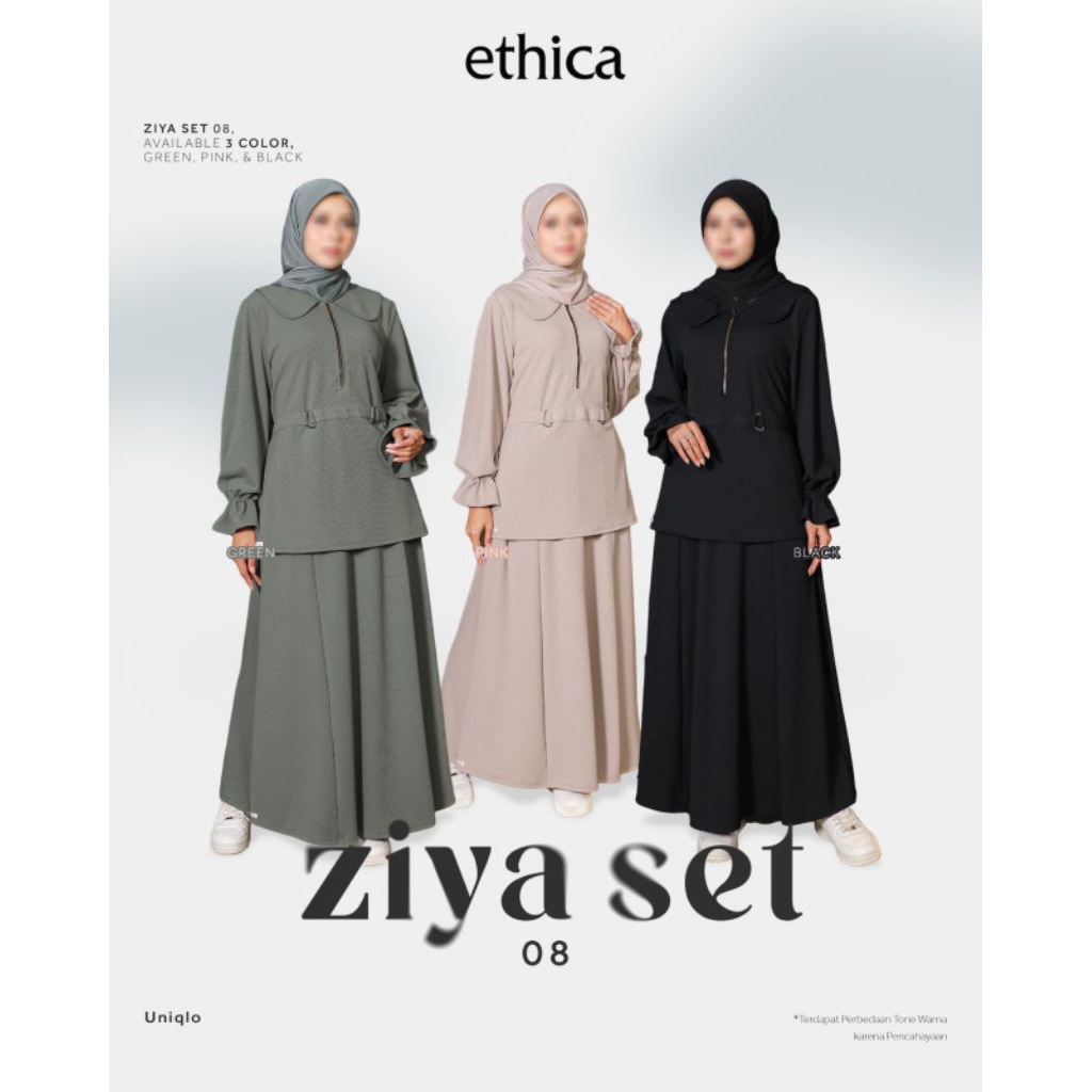 Ethica | Ziya Set 08 - Setelan Ethica Terbaru - Original - Setelan Daily Ethica