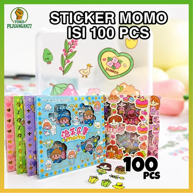 STIKER MOMO ISI 100 LEMBAR/BOX
