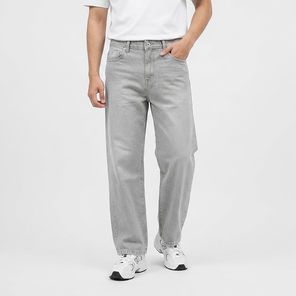 TRIPLE Celana Loose Jeans Non Stretch (365 899 01 BWC)