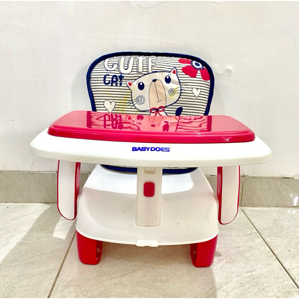 PRELOVED Babydoes Toddler Booster Seat & Activity Chair (Kursi Makan) + box