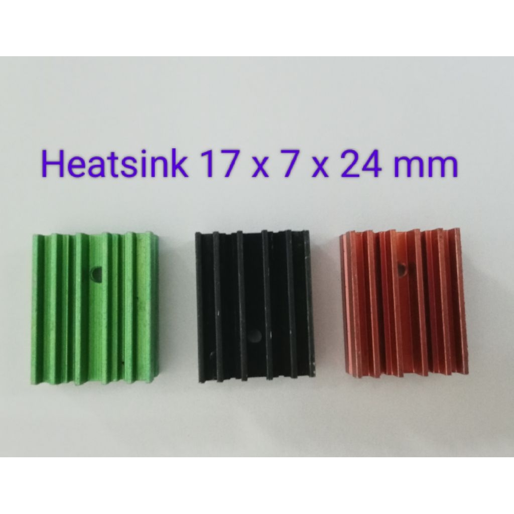 Heatsink 17 x 7 x 24 mm (10 pcs)