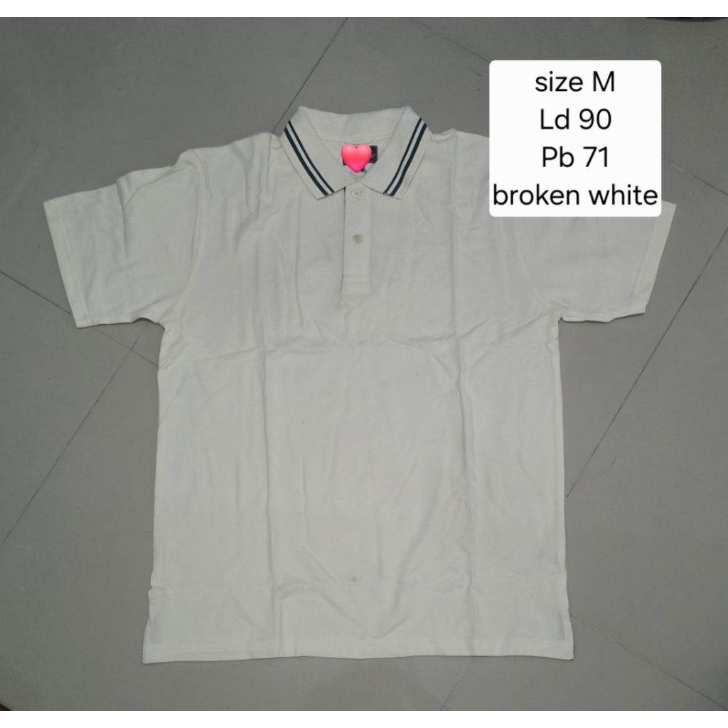 Kaos polo sisa stok toko