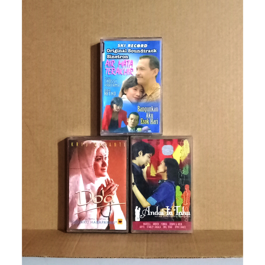 SOUNDTRACK FILM & SINETRON INDONESIA - PAKET 3 KASET