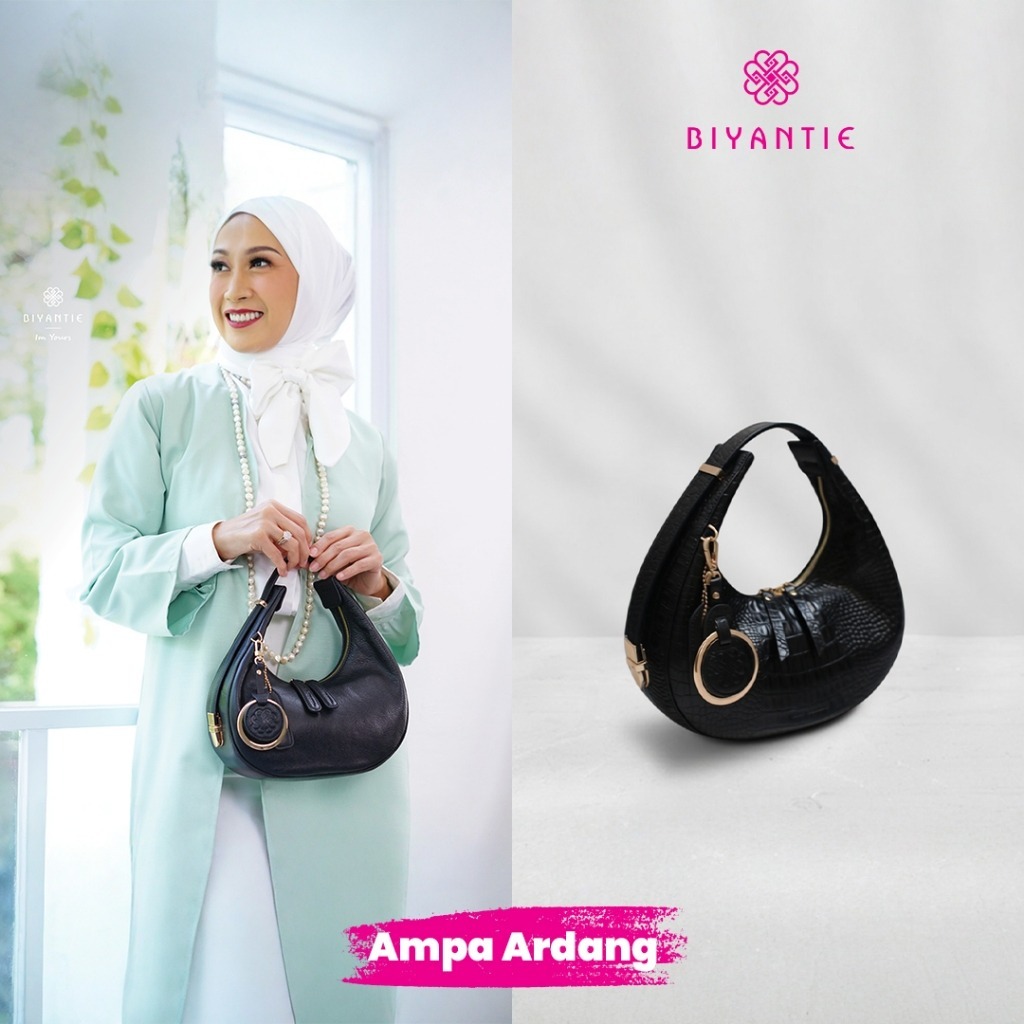 BIYANTIE Ampa Ardang - Shoulder Bag Exclusive Handcrafted Genuine Leather Luxury Handle Bag Tas Jinj