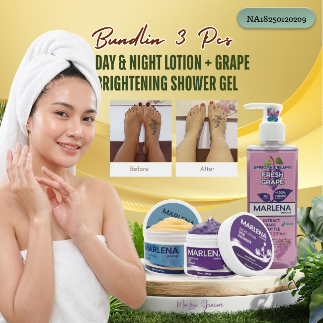 Body Lotion Day Night Brightening – Kulit Glowing, Halus & Lembap ( Day Luxury & night grape high do