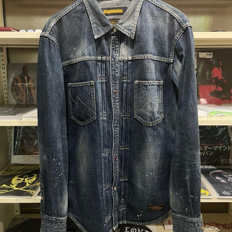 NEIGHBORHOOD BLUE DENIM SHIRT