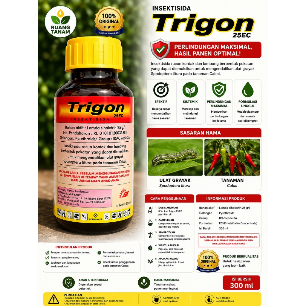 TRIGON 25 EC Insektisida 300 ml
