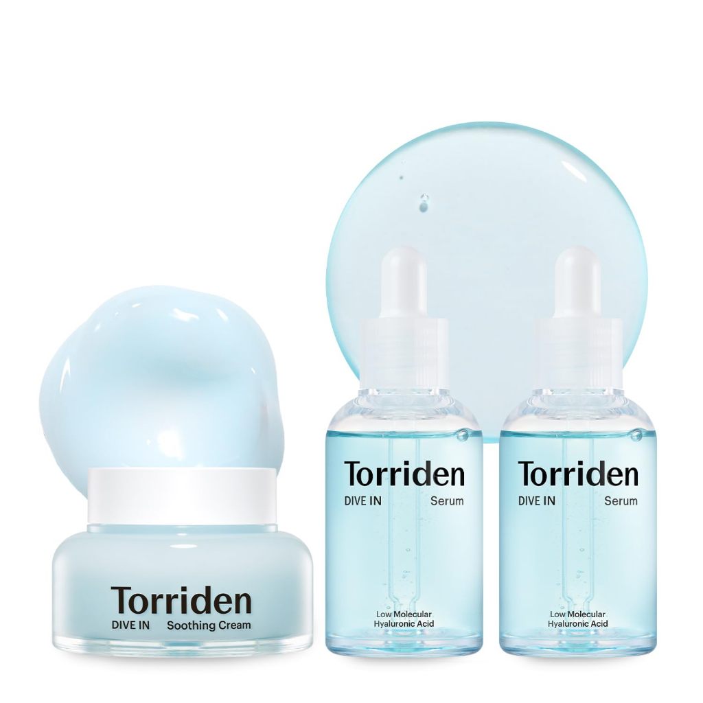 TORRIDEN Dive-in Set -TORRIDEN Dive-In Serum, 50ml*2 + Dive-In Soothing Cream 100ml