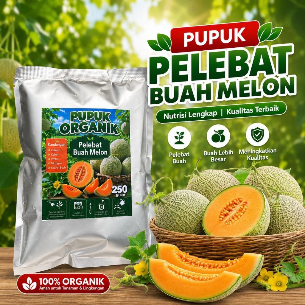 Pupuk Booster Organik Buah Melon