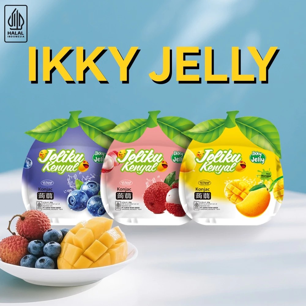 [Halal]Jelly Konjac Aneka Rasa Buah Jelly Alami Bervitamin Drink Kenyal & Segar Jelly Puding Leci Ma