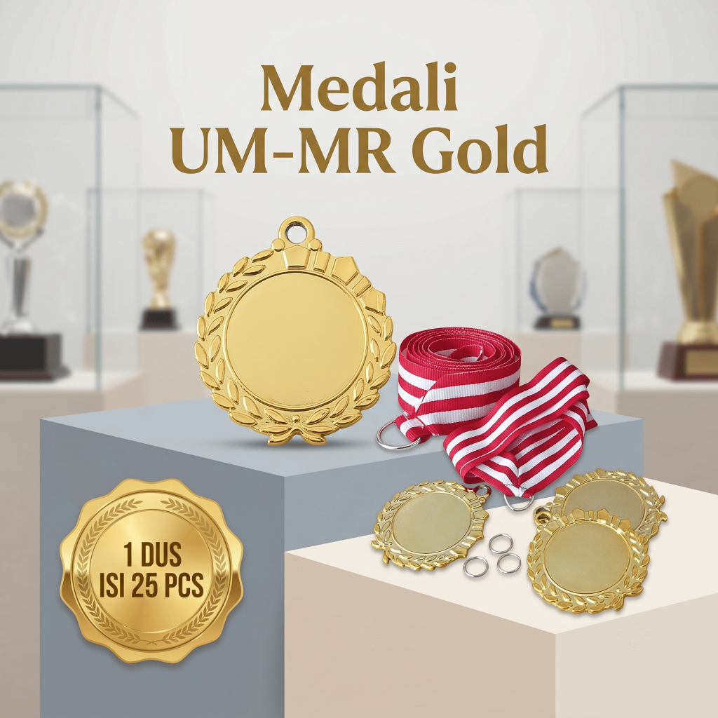 Medali Plastik UM-MR Gold (25pcs)