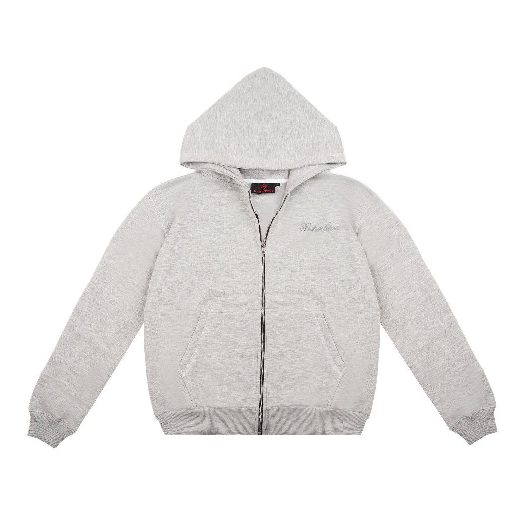 AccentAmbios x GunZ Zip Hoodie BackBone Grey