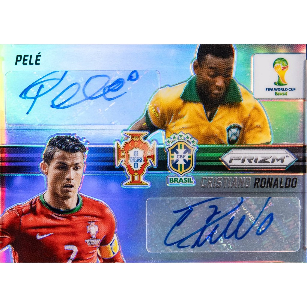 Fullprint Replica Kartu Mainan Anak Jadul Bola tanda tangan ronaldo & pele