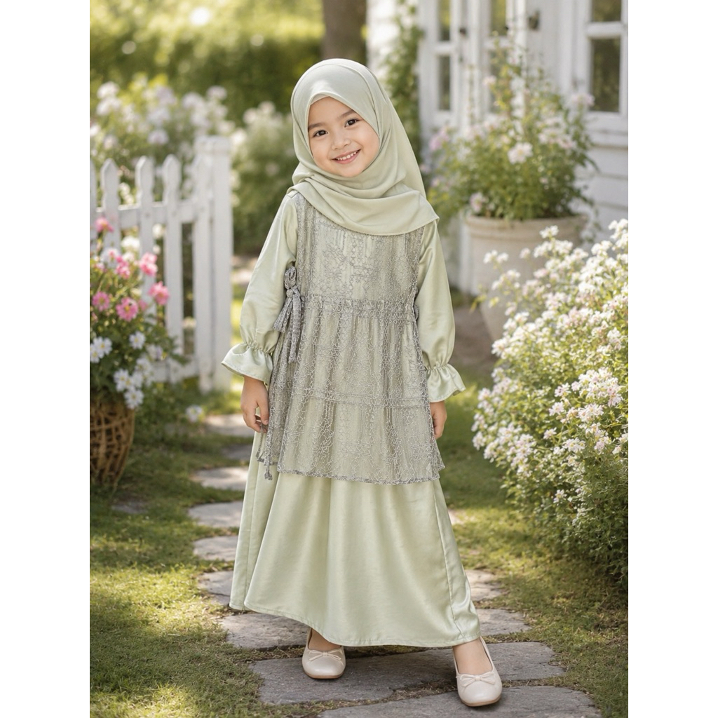 Gamis raya pesta anak Samara