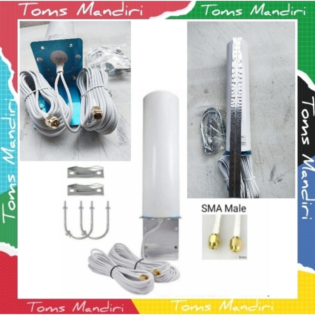 Antena Modem Router GSM Wifi 4g LTE Omni Outdoor 5 meter