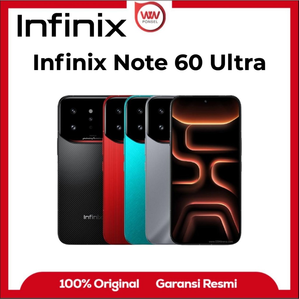 Hp Infinix Note 60 Ultra Ram 12GB Internal 512GB Garansi Resmi