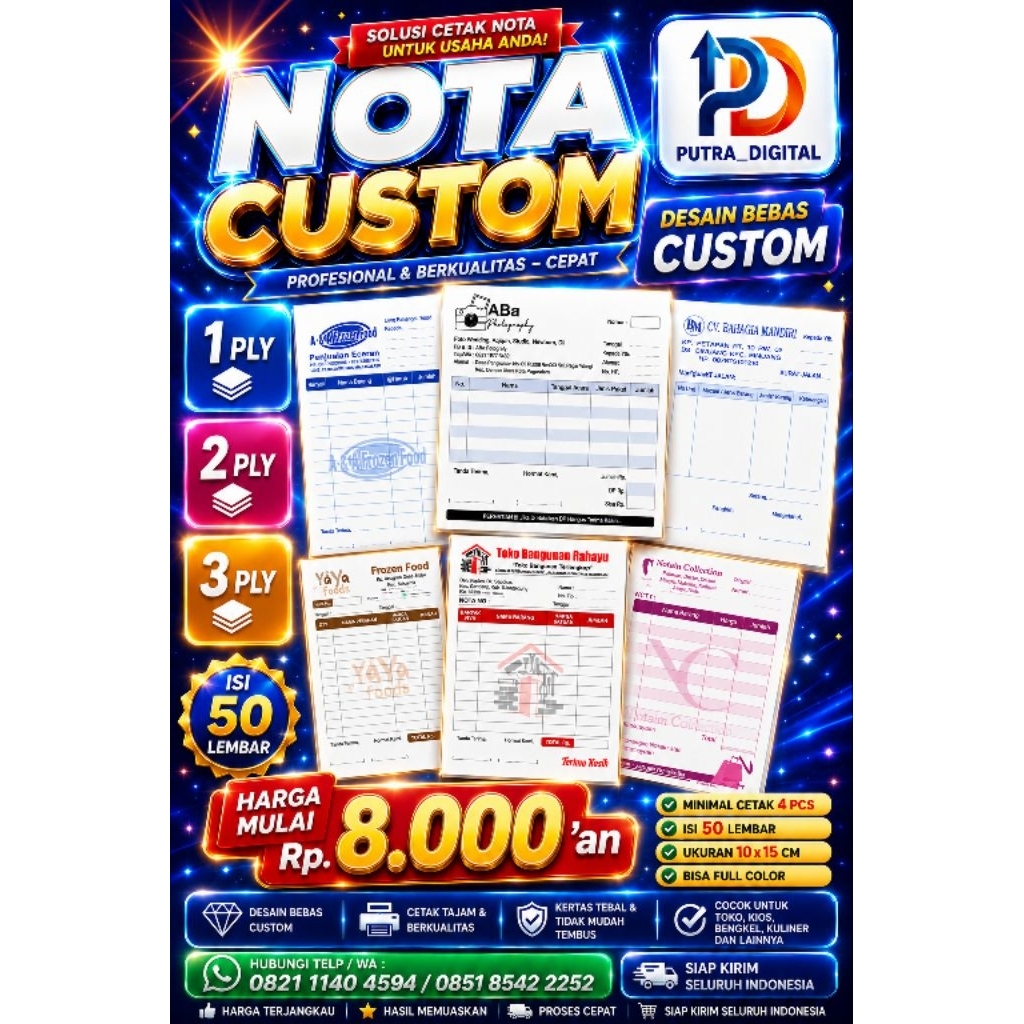 KWITANSI / NOTA COSTUM