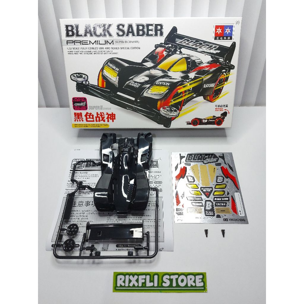 Body Tamiya KIT DAXING Series BLACK SABER PREMIUM Dapat Box nya Part Copotan KIT DAXING