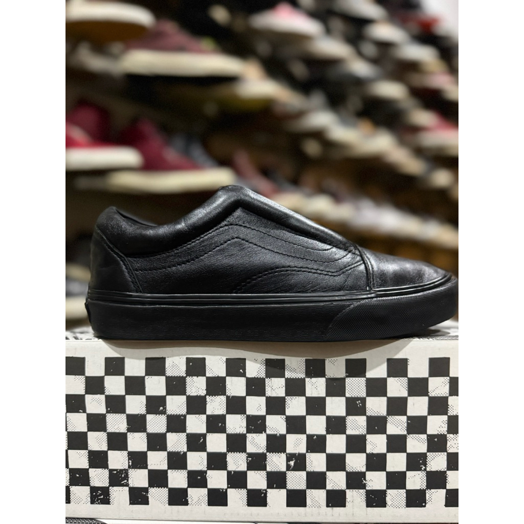 Vans Old Skool Slip On Leather