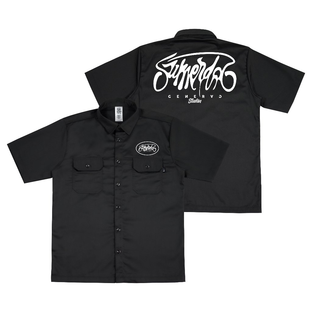 Sumerdos Kemeja Hitam Workshirt Legacy Black Series