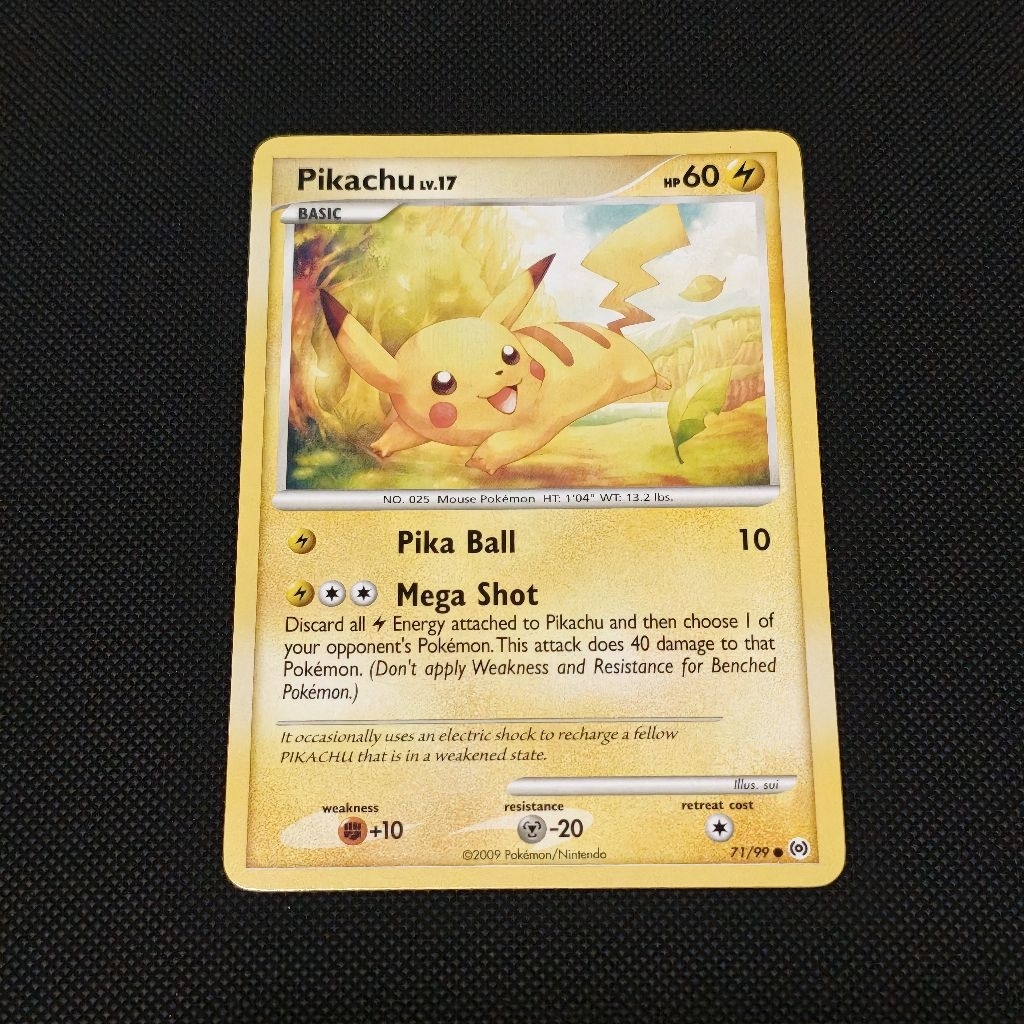 Kartu Pokemon Vintage Pikachu Arceus 71/99