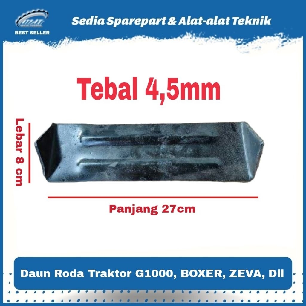 PAKET SET DAUN RODA TRAKTOR QUICK G1000 G3000 BOXER