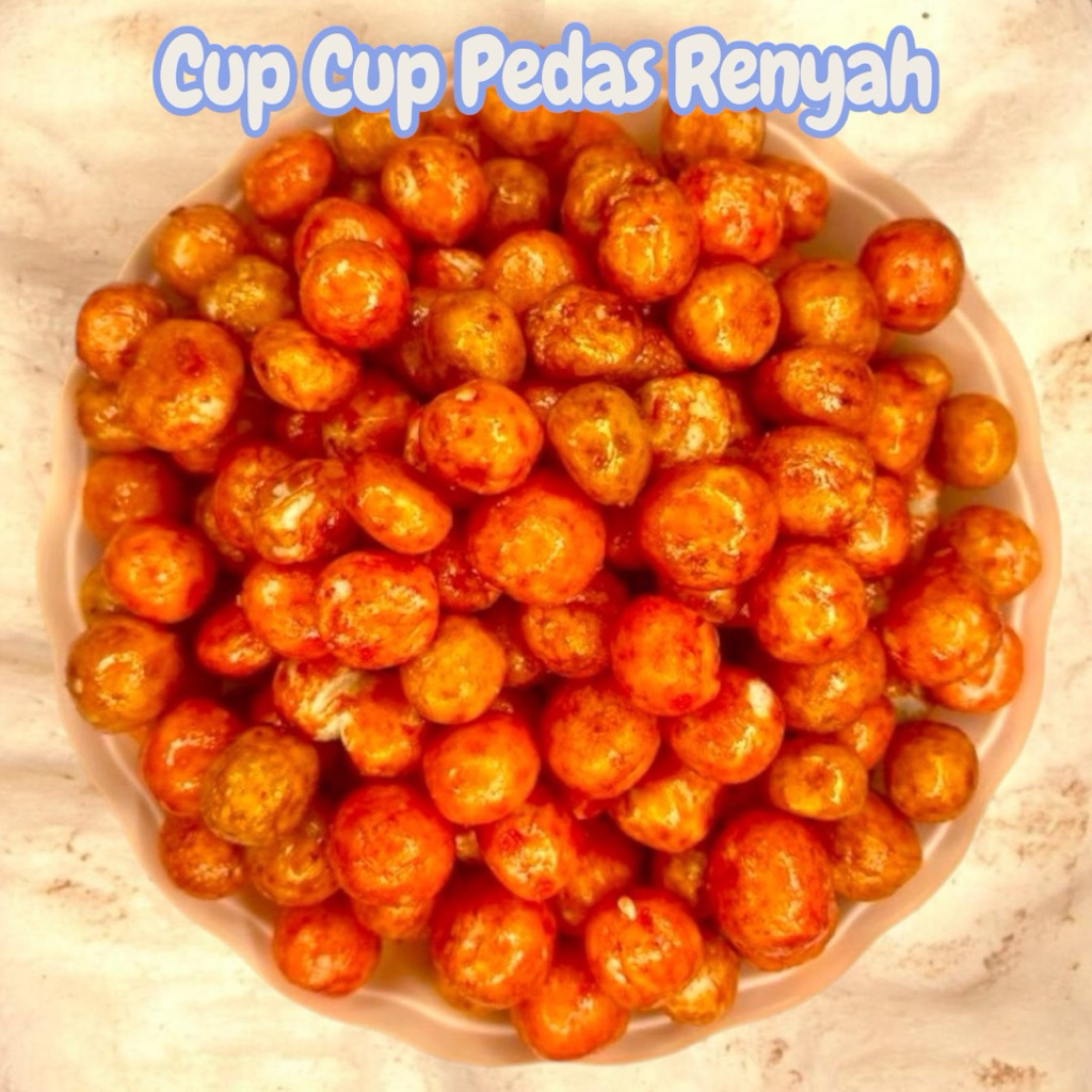 CUP CUP UDANG PEDAS SNACK JADUL 500 GRAM