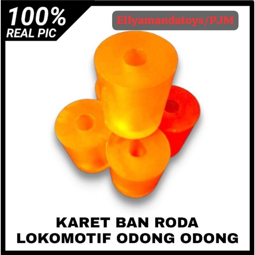 Karet ban roda lokomotif odong-odong roda odong-odong PJM