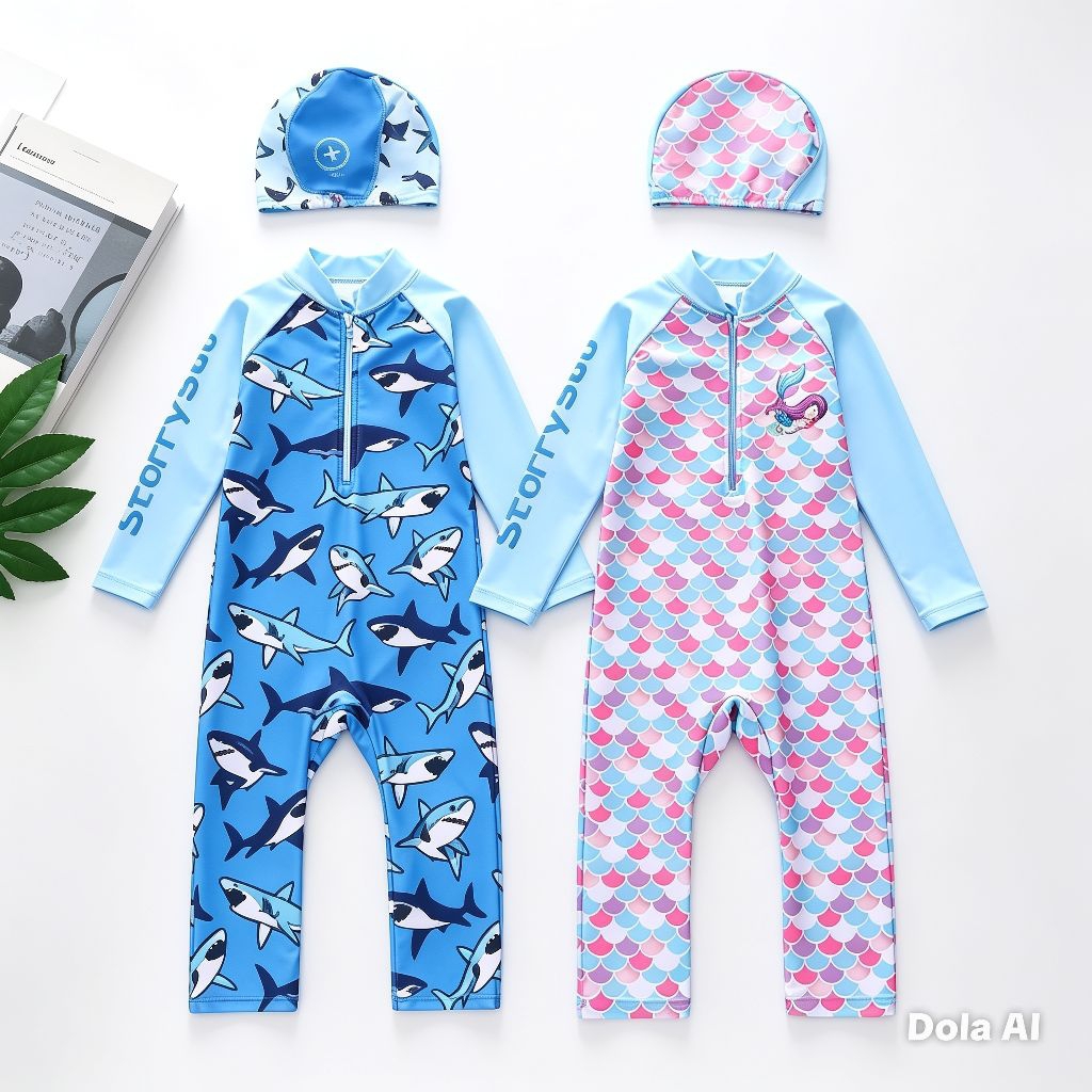 Swimsuit Renang Anak/ Baju renang anak/Baju diving anak import