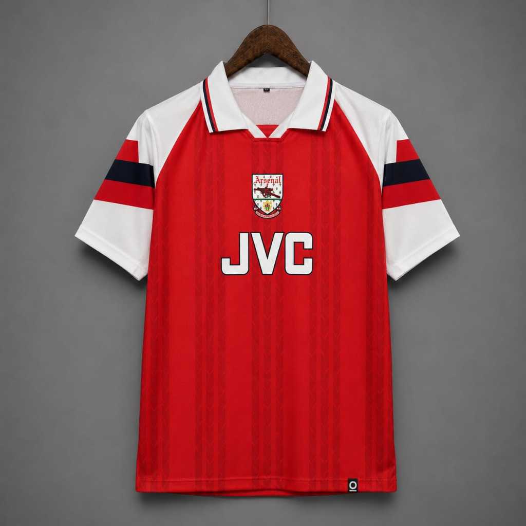 JERSEY RETRO VINTAGE CLASSIC ARSENAL JVC FULLPRINTING FREE COSTUME NAMA DAN NOMOR SUKA SUKA