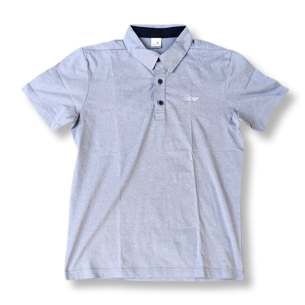 LECAF GRAY POLO SHIRT | KAOS POLO | MNZA #17