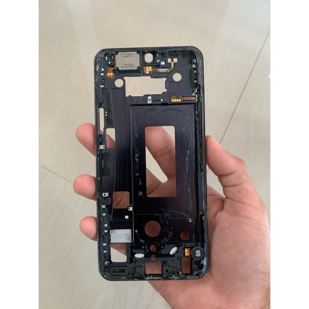 frame lcd atau dudukan mesin LG V50S ThinQ original ori copotan