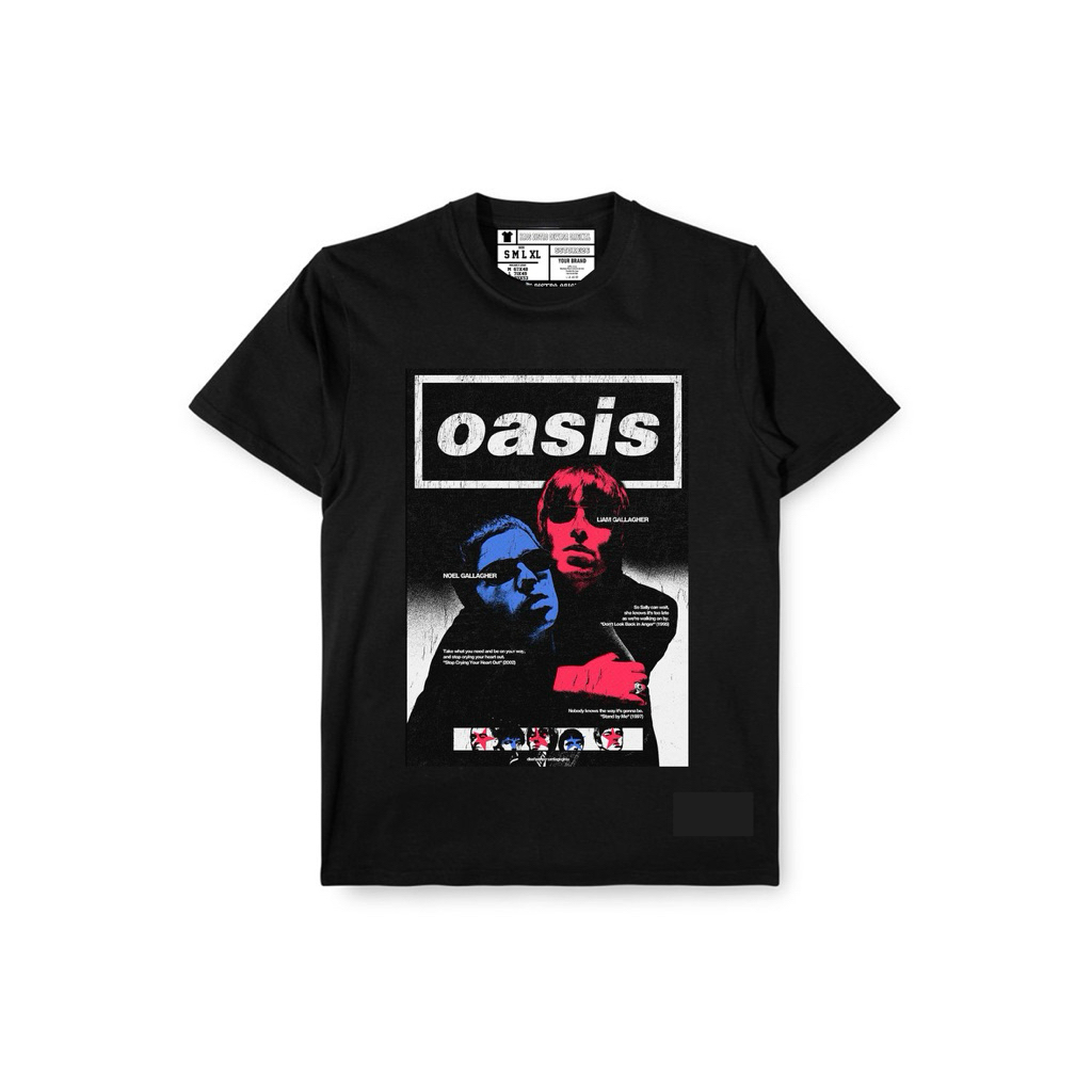 KAOS BAND OASIS KAOS ORIGINAL DEWASA