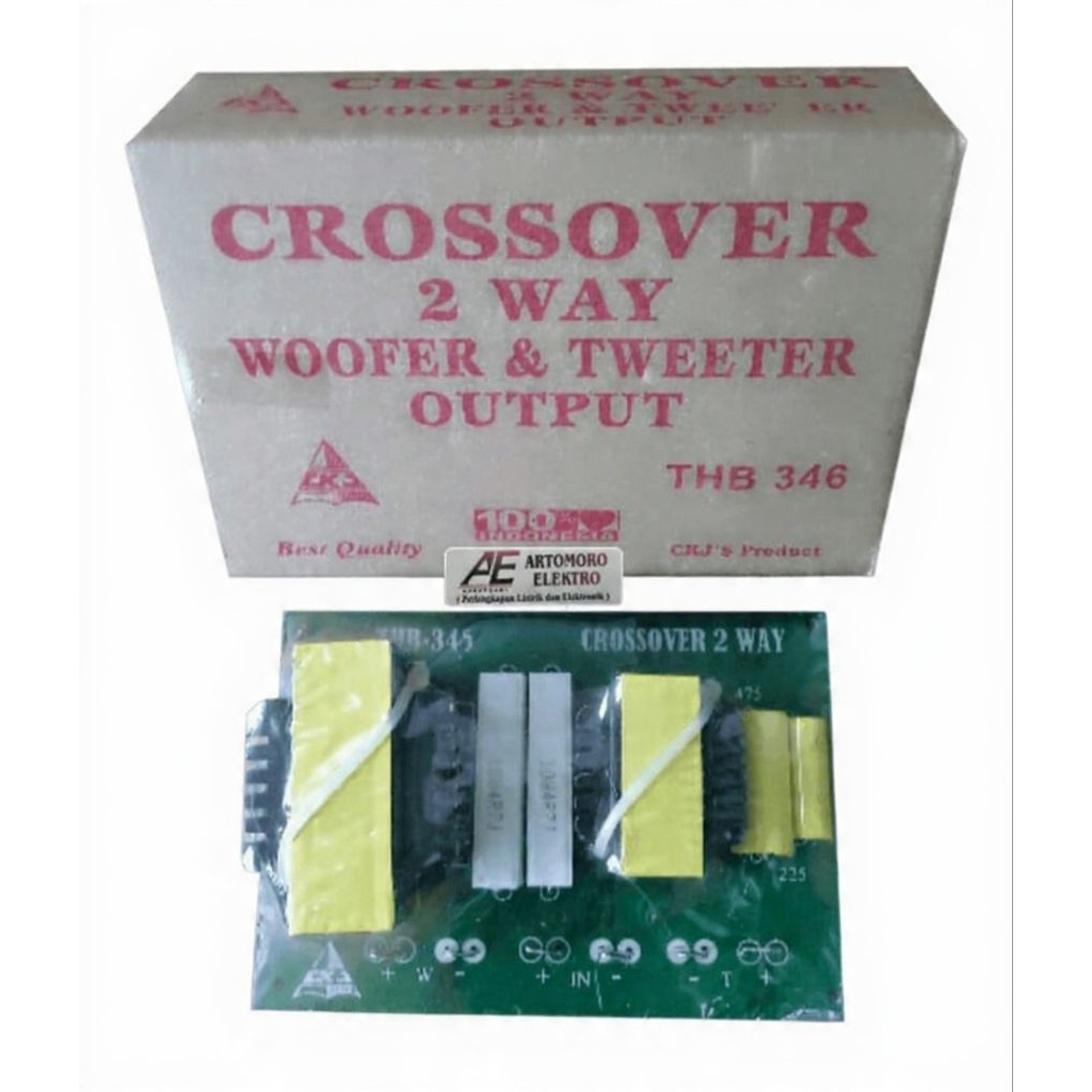 Crossover 2 Way Woofer dan Tweeter/CKJ 346