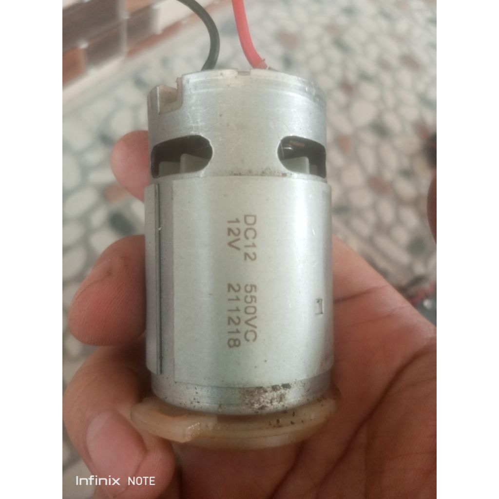 Dinamo 550VC Copotan Bor Baterai Cordless 12V