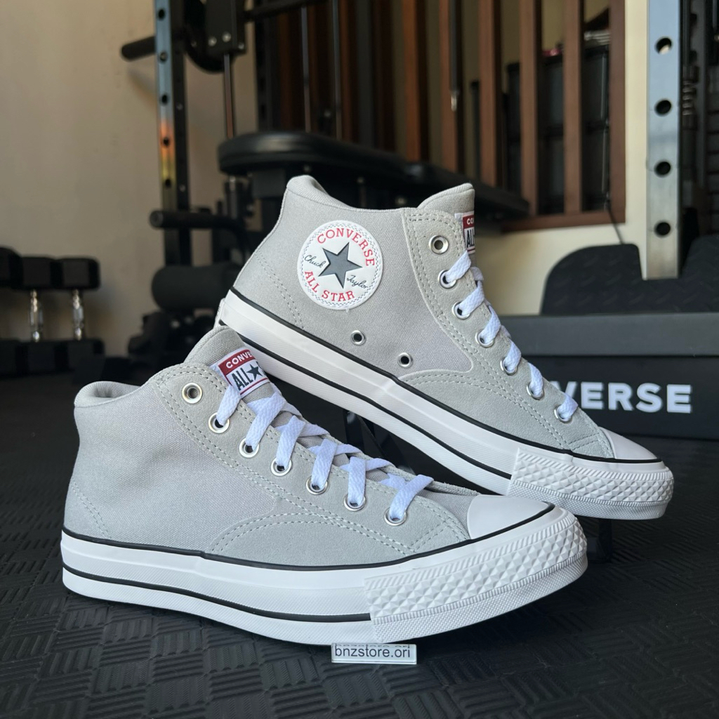Sepatu Sneakers Pria Converse CTAS Malden Street Grey Area/White/Navy