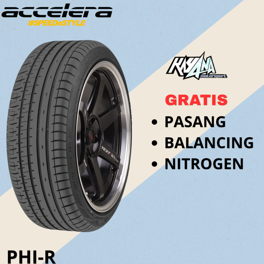 Ban Mobil Accelera Phi-R 205/45 R16 Tubless | Ban Accelera Ring 16