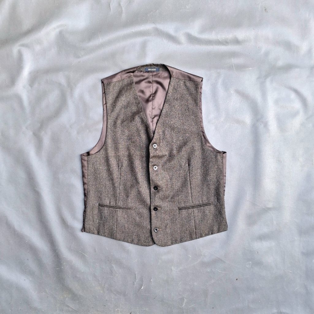 RL145/rogatis/size XL/rompi formal pria bahan wool/vest jas laki laki/vest second