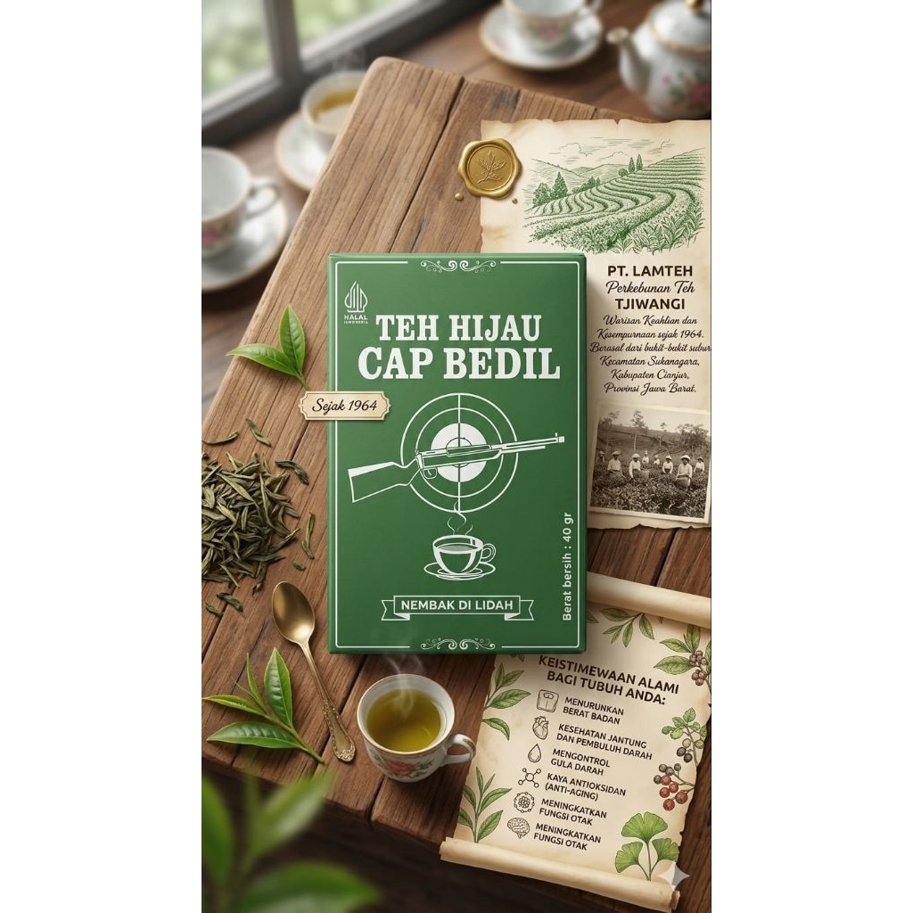 Teh Hijau Cap Bedil