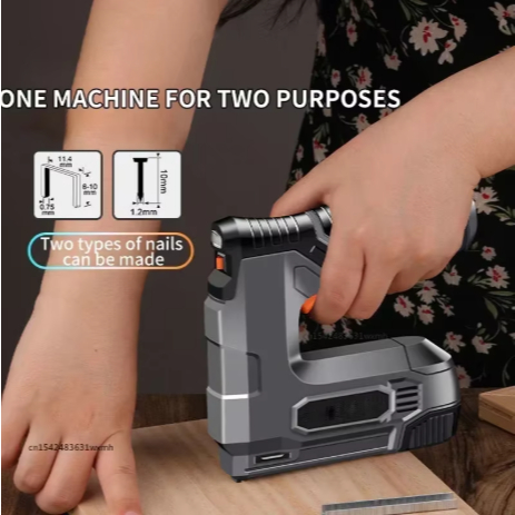 AF Electric Nail Gun Wireless Nail Gun Furniture Staple Gun for Frame Staple Woodworking Upholstery