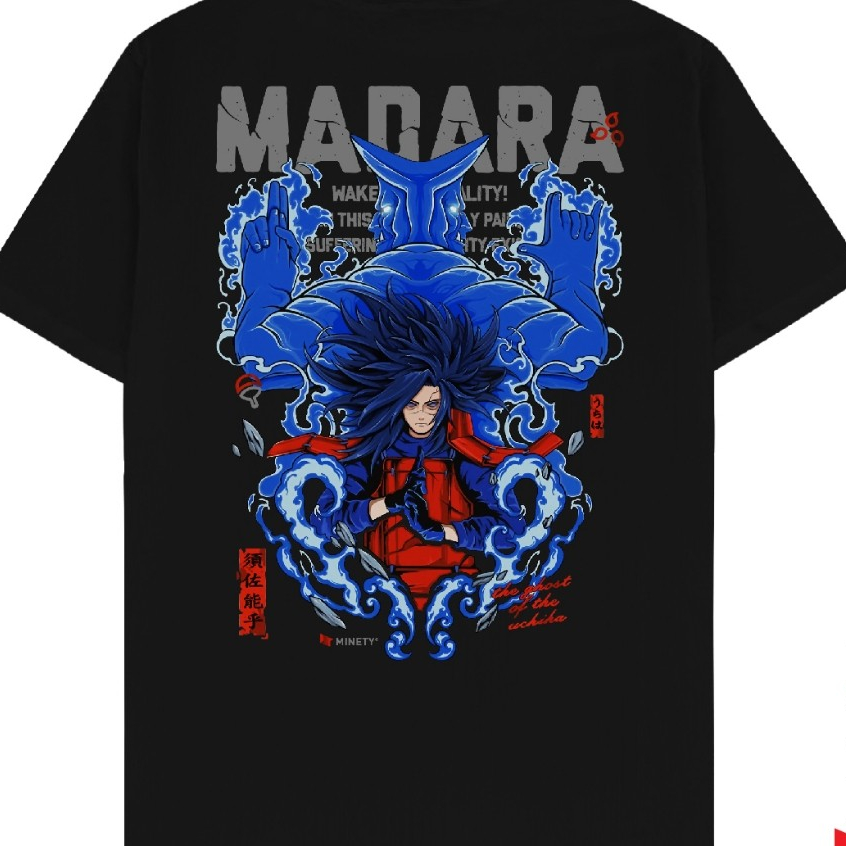 kaos Madara Uchiha, Susanoo - Kaos Anime Manga Naruto Shippuden